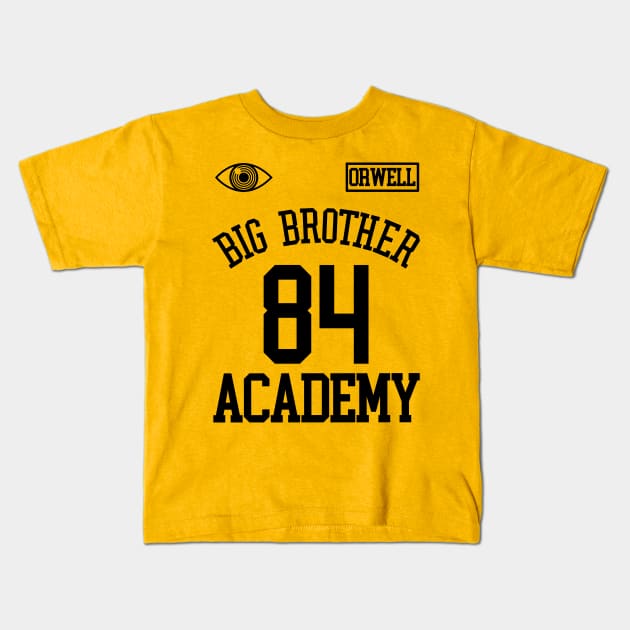 Big Brother Academy 1984 Jersey Kids T-Shirt by darklordpug